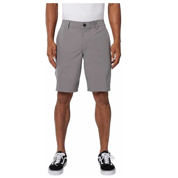 NWT O'Neill Men's Hybrid Lightweight Golf Shorts Charcoal Gray Size 30 $60 JK137 - Picture 1 of 3